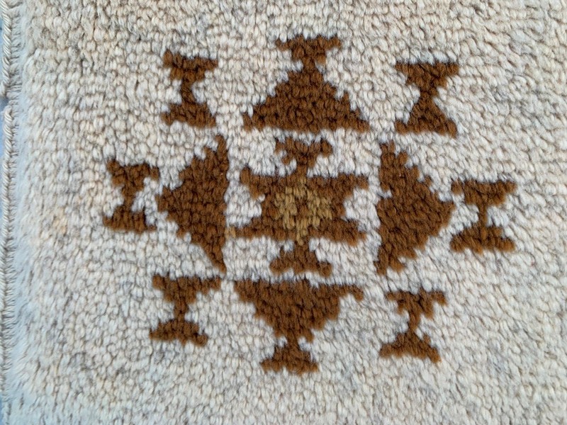 Vintage Mid-Century Scandinavian: Long-Pile Rya Shags, Traditional Rug (2x4 ft.) gallery