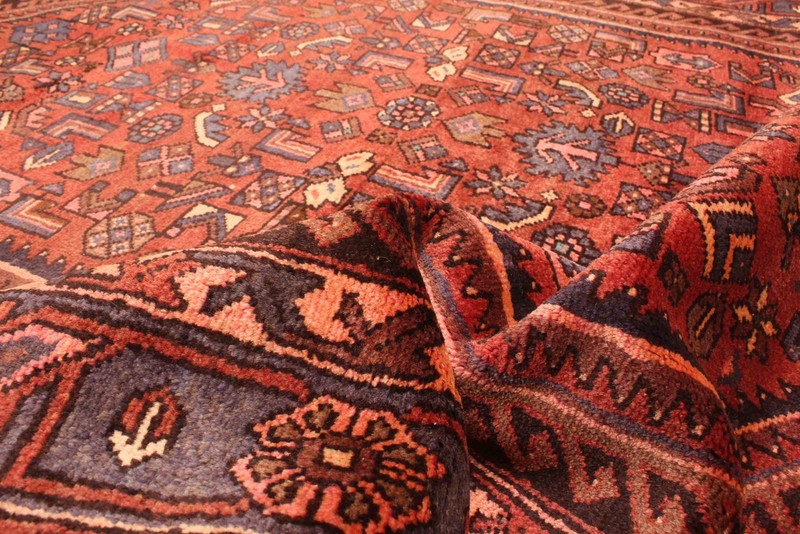 Vintage Hand-Knotted Area Rug 4'10" x 8'1" Traditional Oriental Wool Carpet gallery