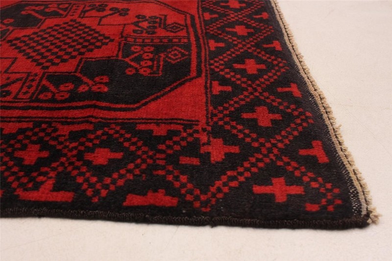 Vintage 3'3" x 6'7" Traditional Hand Knotted Vegetable Dye Wool Area Rug gallery