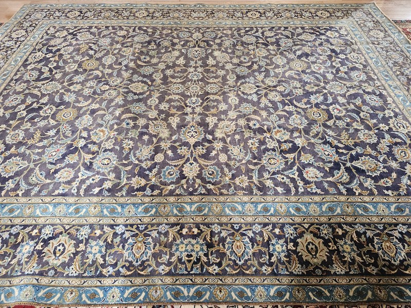 9.7 x 12.4 ANTIQUE FINE USHAK RUG CAUCASIAN VINTAGE SERAPI HERIZ KAZAK gallery