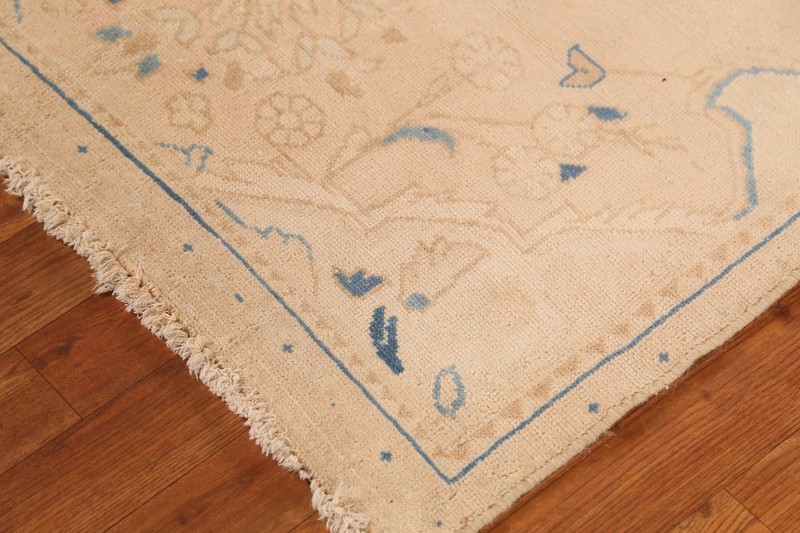 Vintage Traditional Handmade Wool Rug 3x5 ft Muted Color Carpet gallery