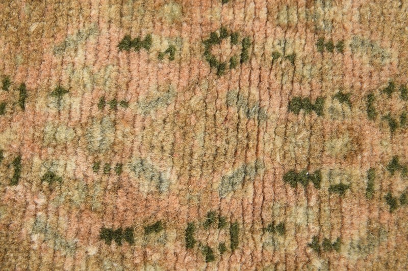 2x9 Turkish Runner Rug Hand-Knotted Vintage Oushak Wool Rug Faded Carpet,645 gallery