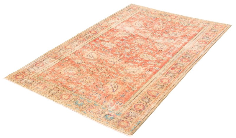 Vintage Traditional Hand-Knotted Area Rug 6'3" x 9'7" Oriental Wool Carpet gallery