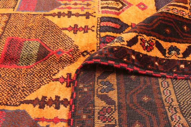 Traditional Vintage Hand-Knotted Area Rug 3'8" x 5'11" Oriental Wool Carpet gallery
