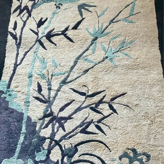 Vintage Asian Rug / Wall Hanging / Textile Art gallery