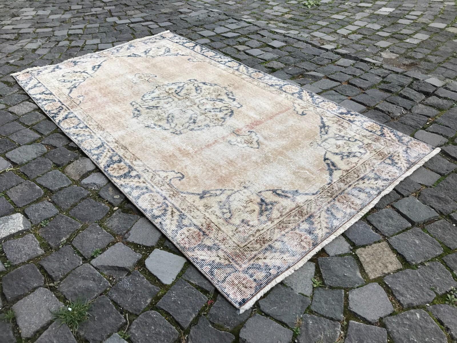 Handmade Rug Turkish Area Rug Vintage Rug Oushak Rug Antique Rug Bohemian Rug gallery