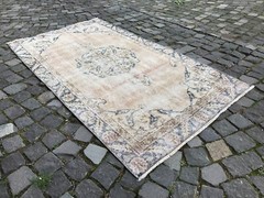 Handmade Rug Turkish Area Rug Vintage Rug Oushak Rug Antique Rug Bohemian Rug