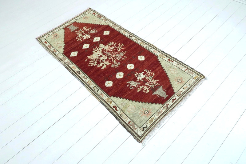 Anatolia Rug Handmade Carpet Doormat Bedroom Tapis Teppiche Area Rugs 35"x69" gallery