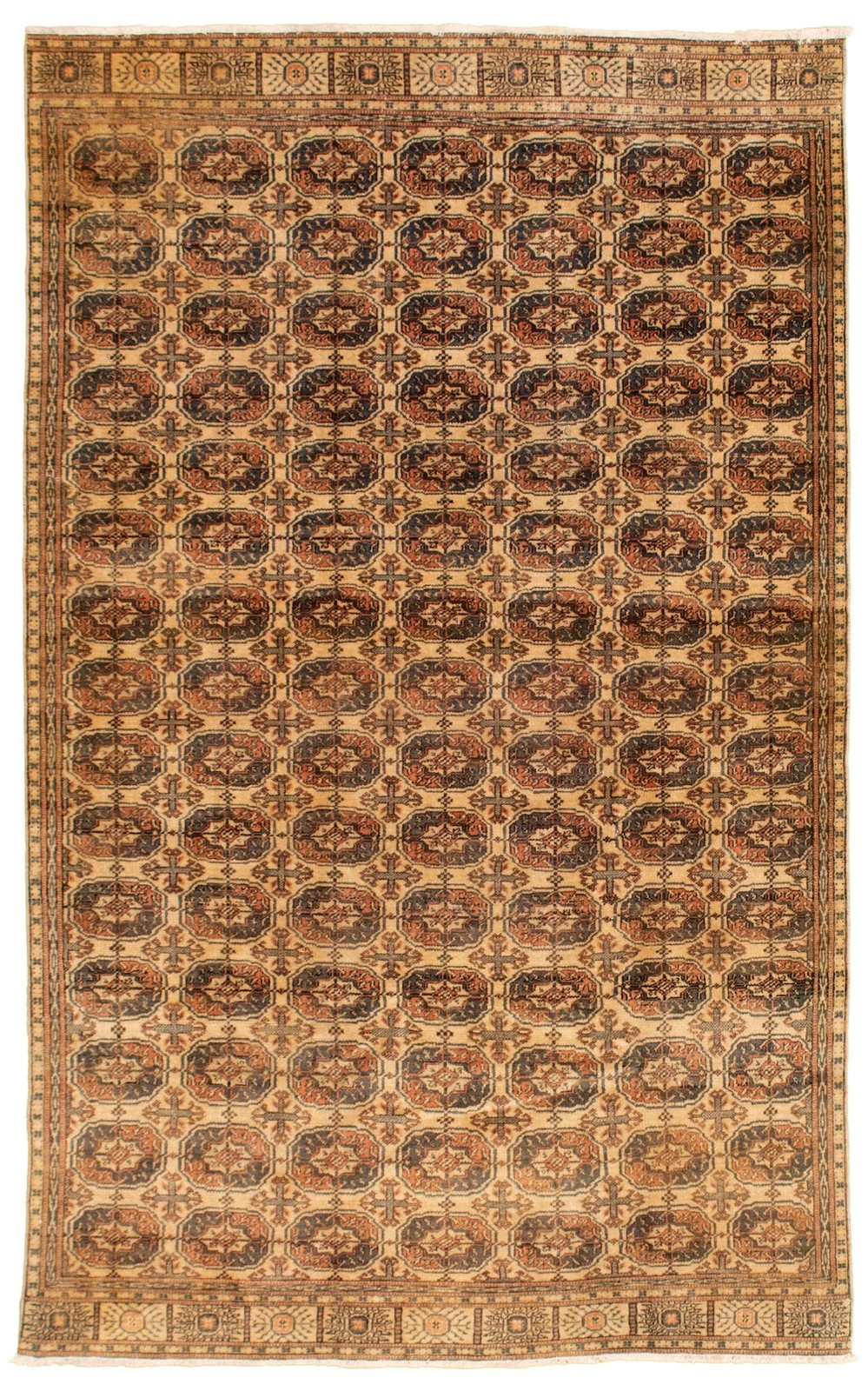 Vintage 5'0" x 8'4" Traditional Hand Knotted Vegetable Dye Wool Area Rug gallery