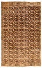 Vintage 5’0″ x 8’4″ Traditional Hand Knotted Vegetable Dye Wool Area Rug