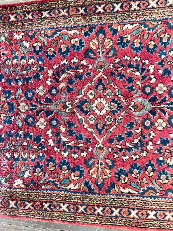 Antique handmade Sarouk Oriental Rug ,c-1920 perfect , #17349, 2'1" 4'2" gallery