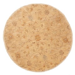 Vintage Hand-Knotted Area Rug 3’1″ x 3’1″ Traditional Oriental Wool Carpet