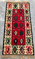 Vintage Traditional Turkish Handcrafted Kilim Rug for Home Décor 138×68 cm