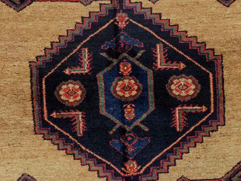 KURDISH CAMELHAIR 4' 6" x 6' 8" Circa : 1920 gallery