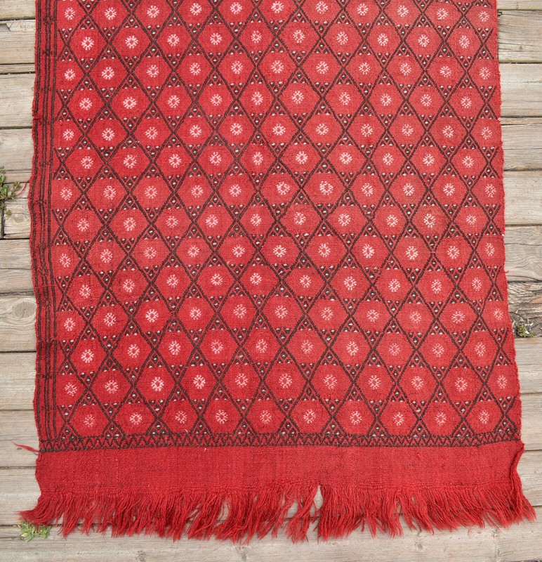 Turkish Rug 2x11 Size Oriental Cicim Runner Corridor Kilim 76x358cm Hallway gallery