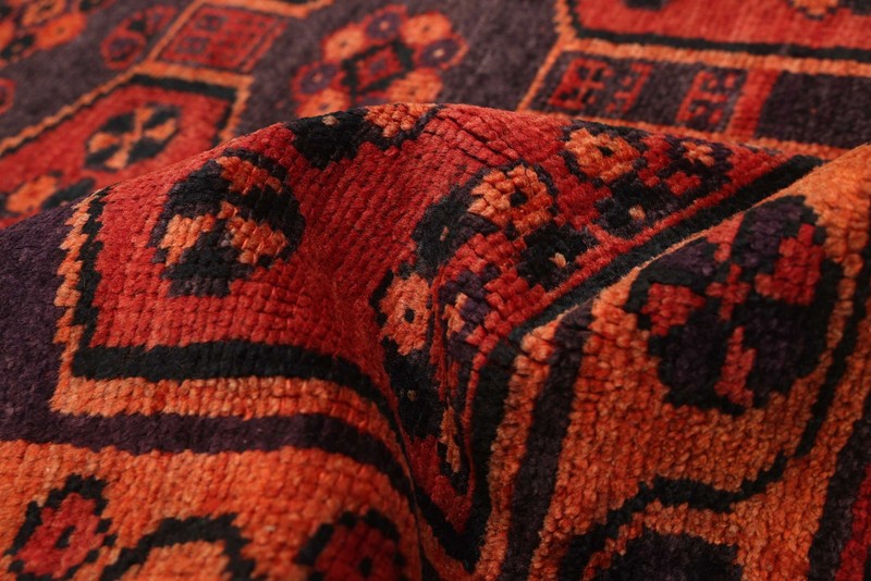 Traditional Vintage Hand-Knotted Area Rug 4'1" x 5'7" Oriental Wool Carpet gallery