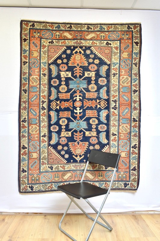 WONDERFUL ANTIQUE CAUCASIAN SHIRVAN CIRCA 1890'S kazak , kuba , gallery