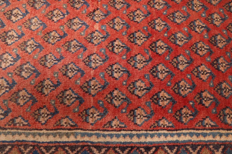 Vintage 4'4" x 6'10" Traditional Hand Knotted Vegetable Dye Wool Area Rug gallery