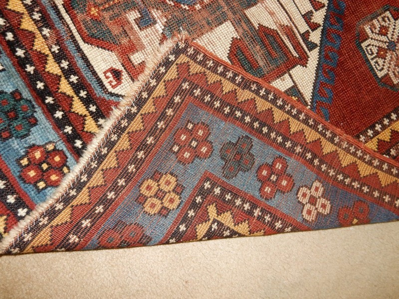 ANTIQUE KAZAK RUG KUBA SHIRVAN ORIENTAL RUG CARPET HERIZ SERAPI #1 gallery