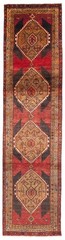 Vintage Hand-knotted Runner Rug 3’3″ x 13’0″ Traditional Oriental Wool Carpet