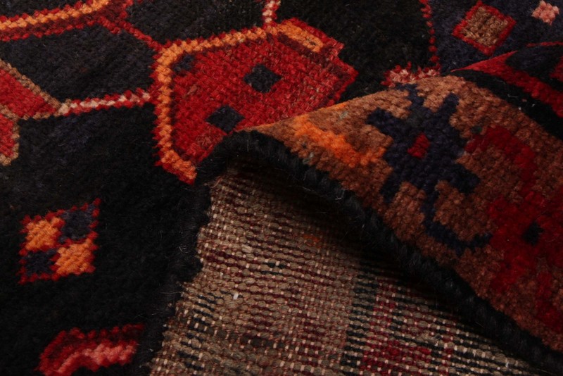 3'3" x 9'9" Vintage Hand-knotted Runner Rug Traditional Oriental Wool Carpet gallery
