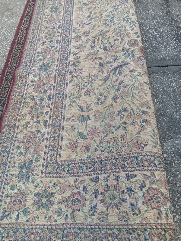 Antique & Traditional Pakistani's Floral Birds Rug/Hand - Knotted gallery