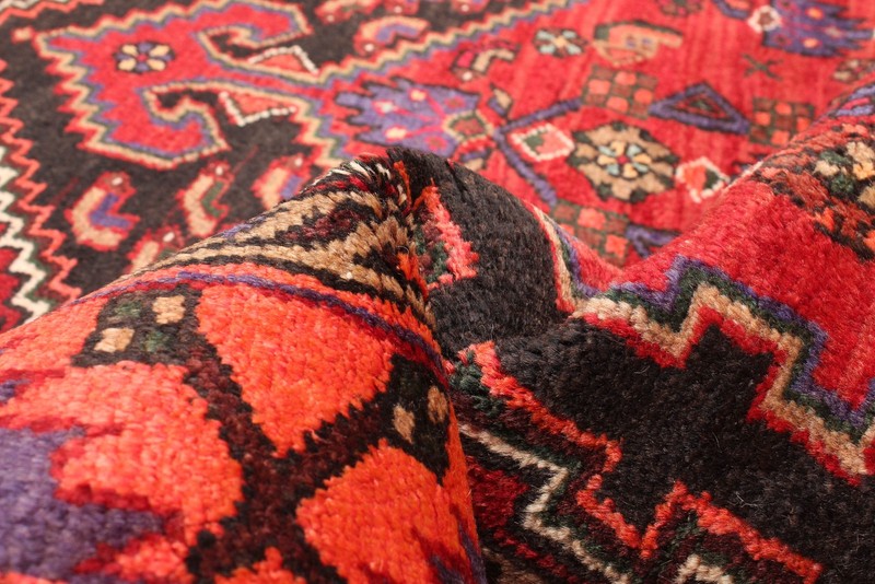 Vintage 4'3" x 6'10" Traditional Hand Knotted Vegetable Dye Wool Area Rug gallery