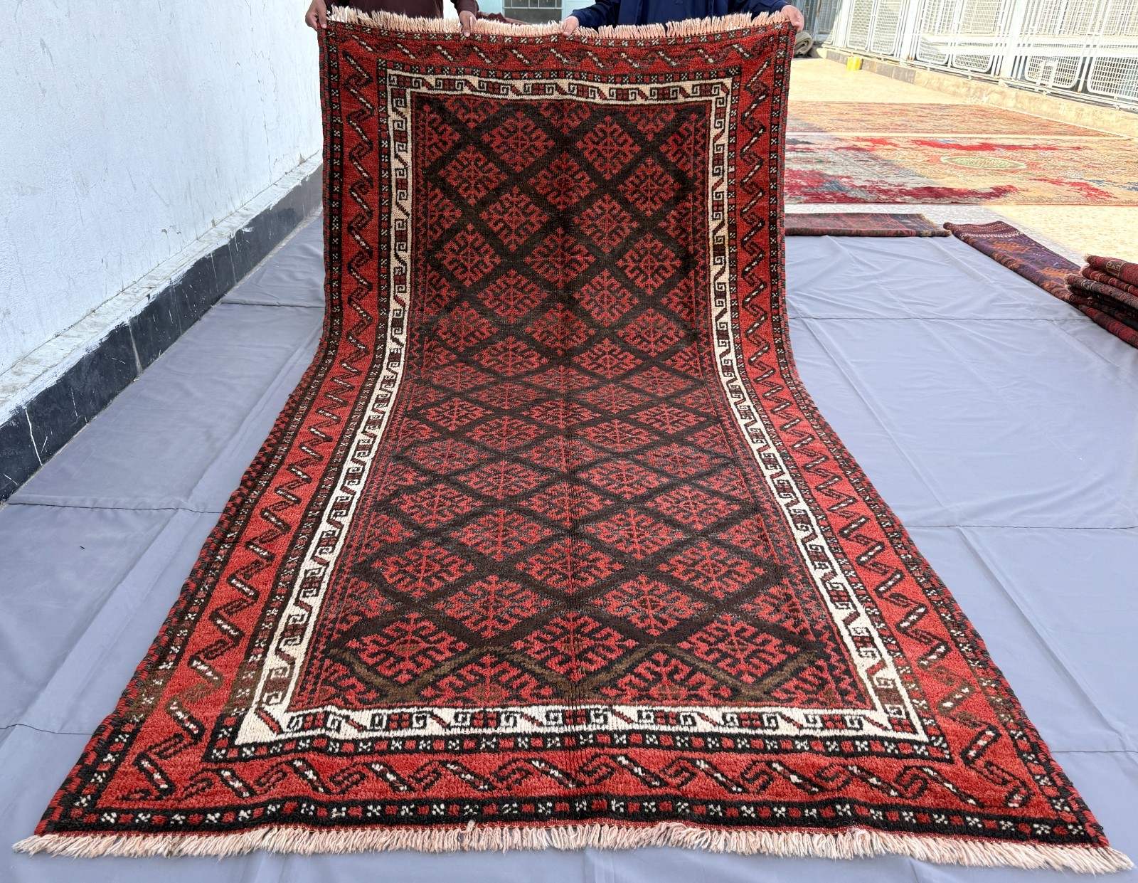 Antique Afghan Baluchi Area Rug 5x10 Hand Knotted Persian Style Oriental Carpet gallery