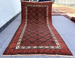 Antique Afghan Baluchi Area Rug 5×10 Hand Knotted Persian Style Oriental Carpet