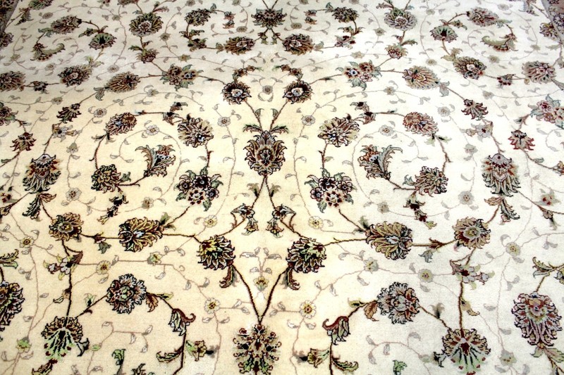 10X15 MASTERPIECE MINT 400KPSI HAND KNOTTED VEGETABLE DYE SILK WOOL TABRIZZ RUG gallery