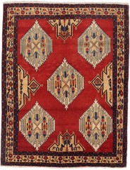 Hand-Knotted Vintage Tribal Oriental Rug Wool Farmhouse Boho Decor Carpet 5X6 ft