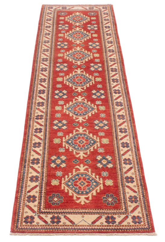 2'8" x 10'11" Vintage Hand-knotted Runner Rug Traditional Oriental Wool Carpet gallery