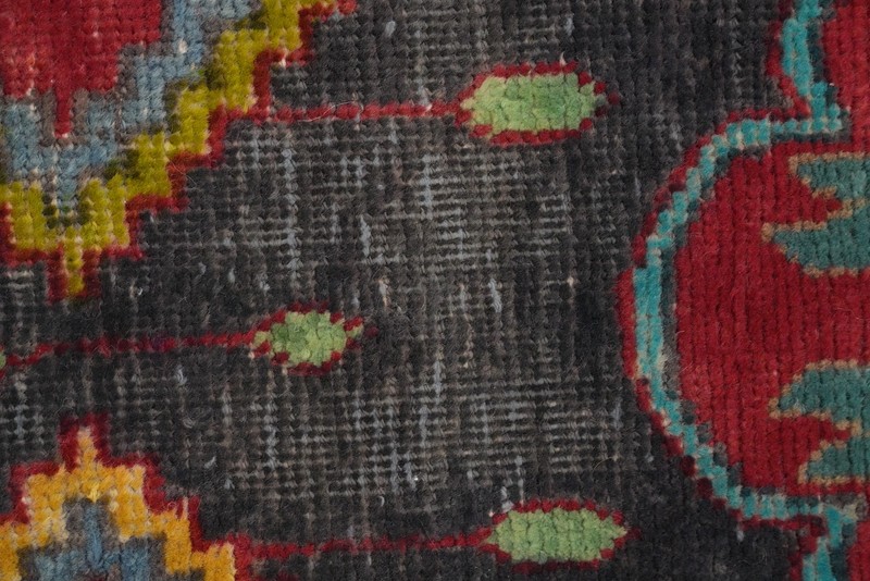 Traditional Geometric Handmade Wool Accent Rug 4x5 ft Vintage Foyer Carpet gallery
