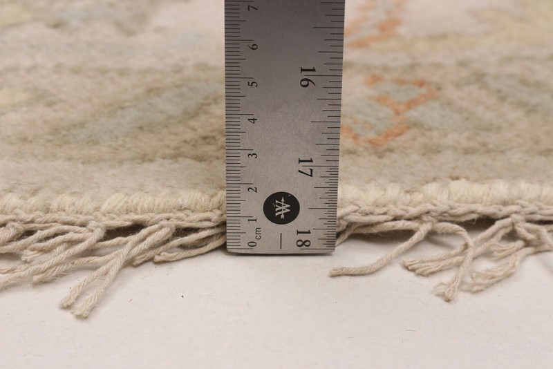 Vintage 6'10" x 6'10" Traditional Hand Knotted Vegetable Dye Wool Area Rug gallery
