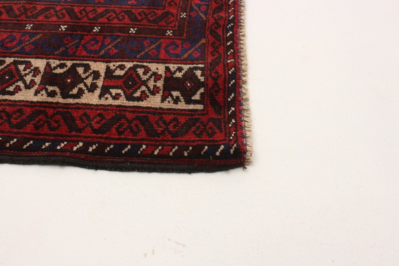 Vintage 2'11" x 5'0" Traditional Hand Knotted Vegetable Dye Wool Area Rug gallery