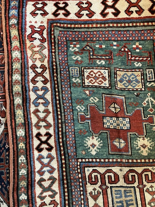 Karachov Kazak Rug, Caucasus, Ca. 1875 3’2” X 5’10” gallery