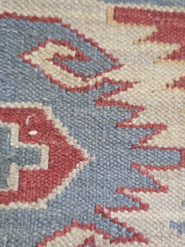 Vintage Handwoven Turkish Kilim Rug - 3x5 Accent Area Rug gallery