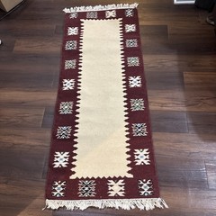 Unknown Handmade vintage kilim runner rug, Tribal rug runner 63 By 24