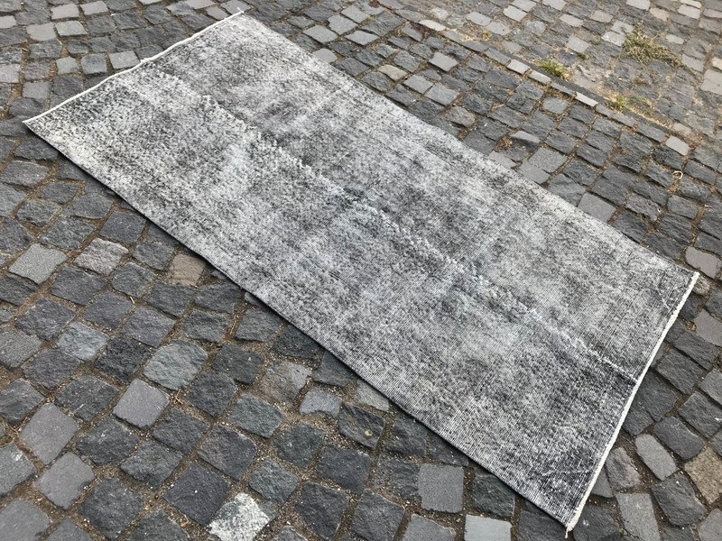 Home Decor Rug, Turkish Vintage Rug, Boho Decor Rug, Oushak Rug, 3,1 x 6,4 ft gallery