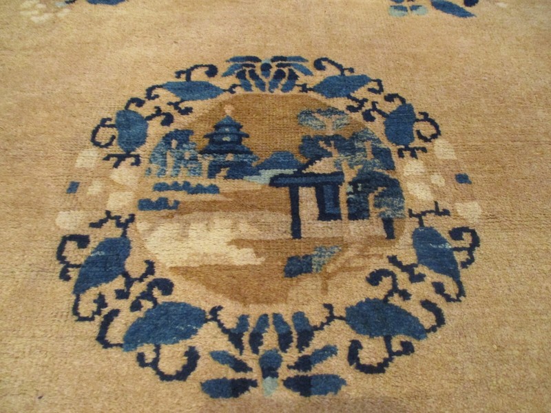 Antique Chinese Oriental Peking Rug 4’0” X 6’9” #7935 gallery