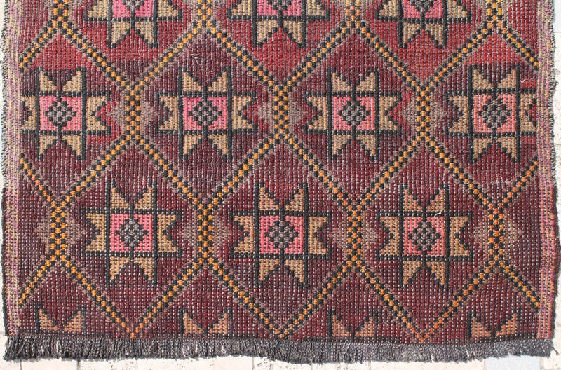 Turkish Kilim Rug 36''x55'' Hand Woven Adana Cicim Kilim 93x140cm Area Rug Wool gallery