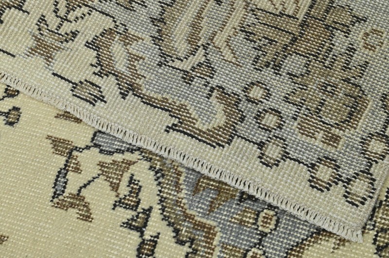 Oushak Turkish Vintage Rug 5x9 Kilim Rug Anatolian Handmade Boho Decor BEIGE gallery