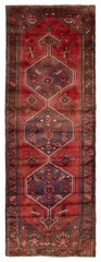 3’6″ x 9’7″ Vintage Hand-knotted Runner Rug Traditional Oriental Wool Carpet