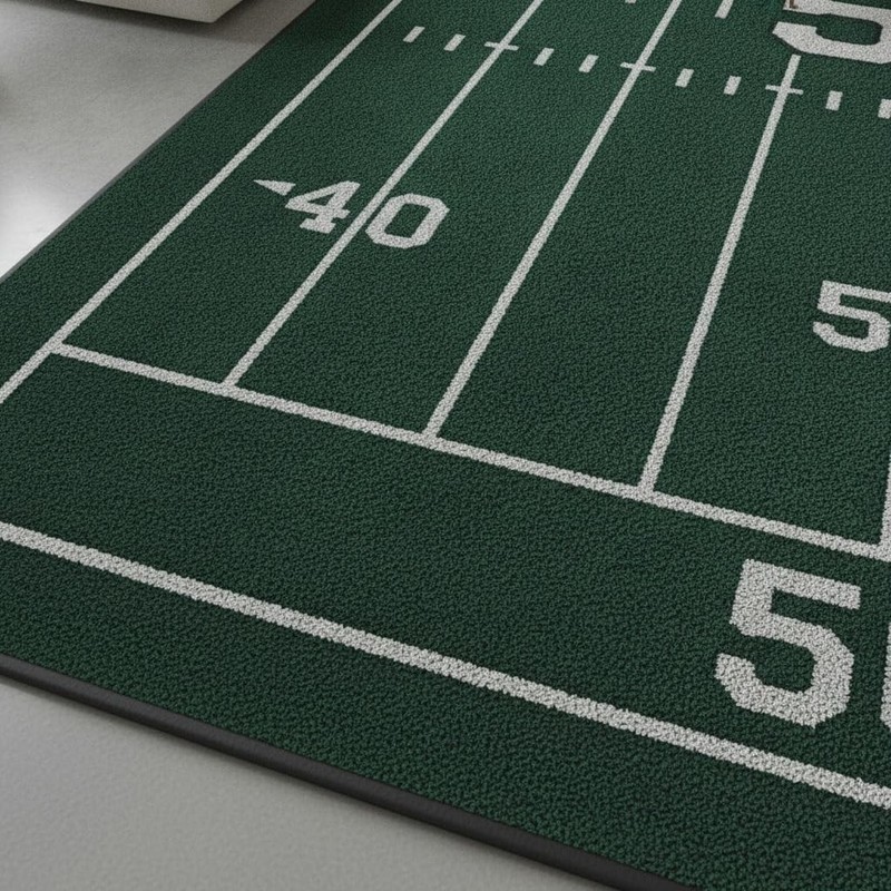 American Football Field Area Rug Sports Field Throw Rug Carpet for Home Décor gallery