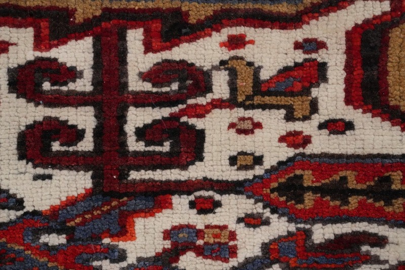 Geometric Pattern Traditional Vintage Area Rug 7x10 ft Hand-knotted Wool Carpet gallery