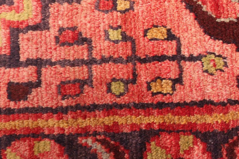 Vintage 4'2" x 6'11" Traditional Hand Knotted Vegetable Dye Wool Area Rug gallery