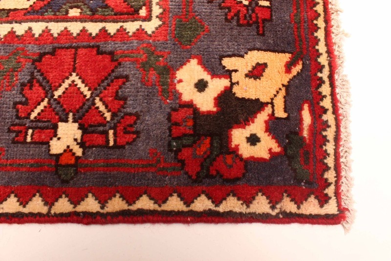 Vintage Geometric Area Rug 5'4" x 9'9" Traditional Hand-Knotted Wool Carpet gallery