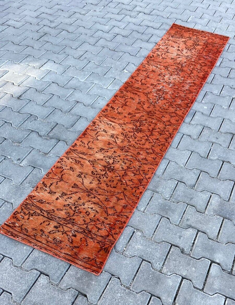 Runner Rug, 2x9 ft Rug, Vintage Rug, Turkish Rug, Handmade Carpet, Wool Rug