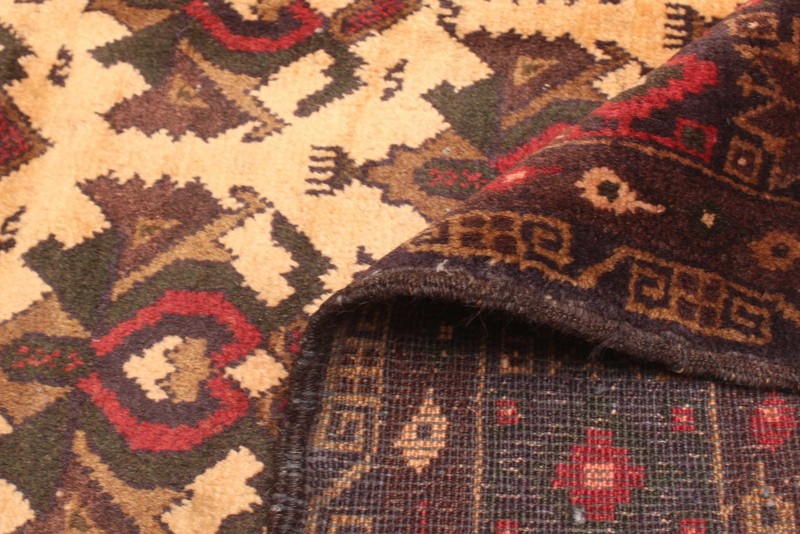 Vintage Hand-Knotted Area Rug 3'6" x 6'5" Traditional Oriental Wool Carpet gallery