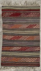 Anatolian Tribal Kilim Rug From Uşak Turkey – 240cm x 132cm